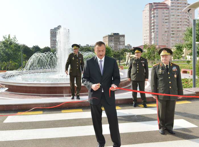 Президент Азербайджана принял участие в открытии второго лечебного корпуса Главного клинического госпиталя Вооруженных сил (ФОТО)