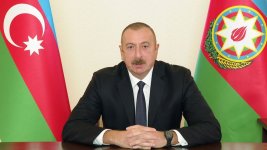 Президент Азербайджана Ильхам Алиев обратился к народу (ФОТО) (версия 2)