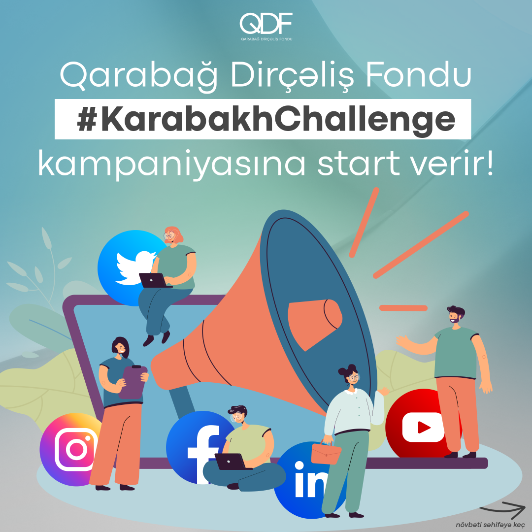 Присоединяйтесь к кампании #KarabakhChallenge Фонда Возрождения Карабаха (ФОТО)