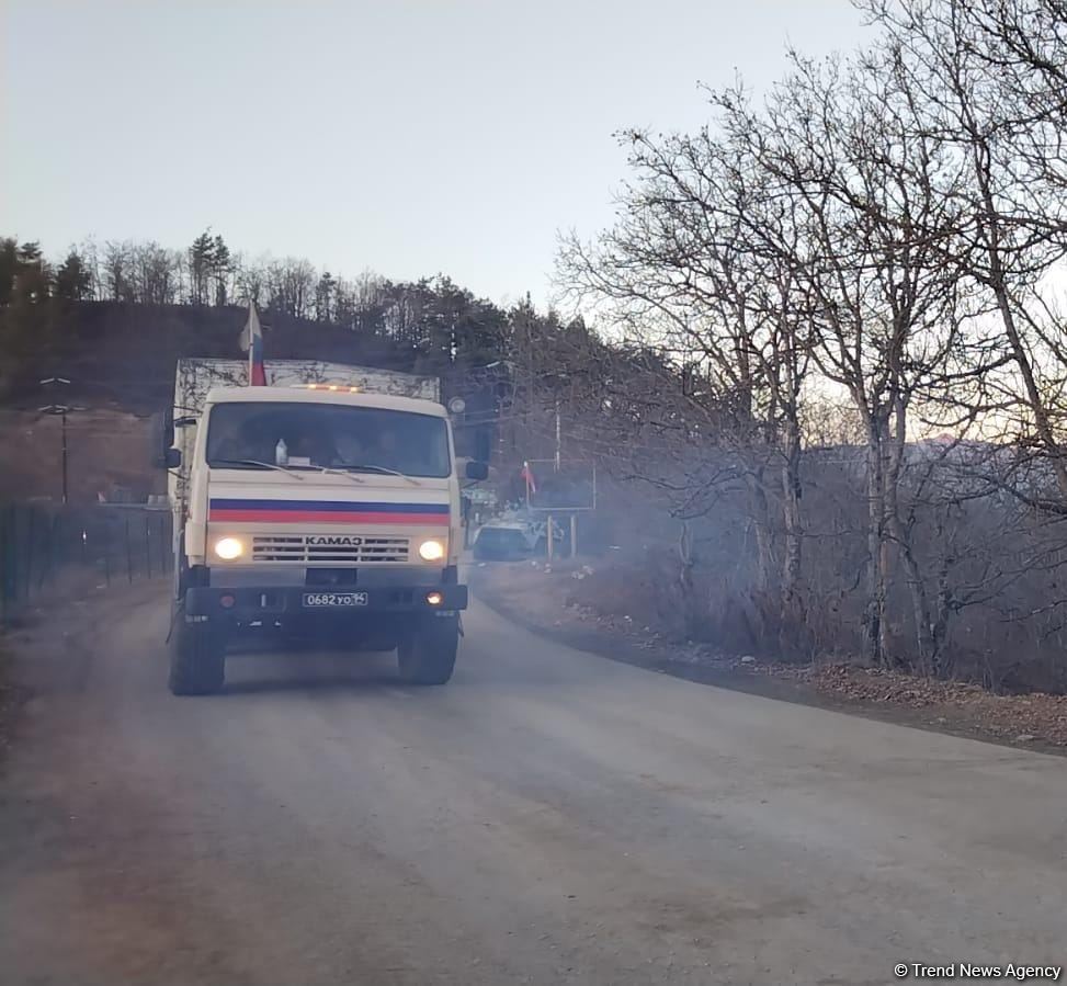 Сегодня по Лачинской дороге беспрепятственно проехали 8 машин РМК (ФОТО)