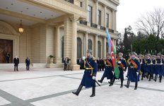 В Баку состоялась церемония официальной встречи Президента Сомали Хасана Шейха Мохамуда (ФОТО/ВИДЕО)