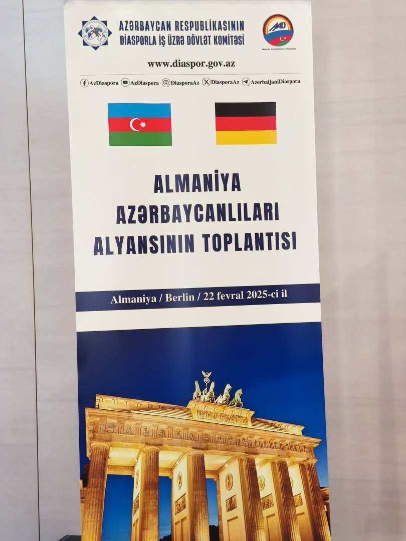 В Берлине состоялось собрание Альянса азербайджанцев Германии (ФОТО)