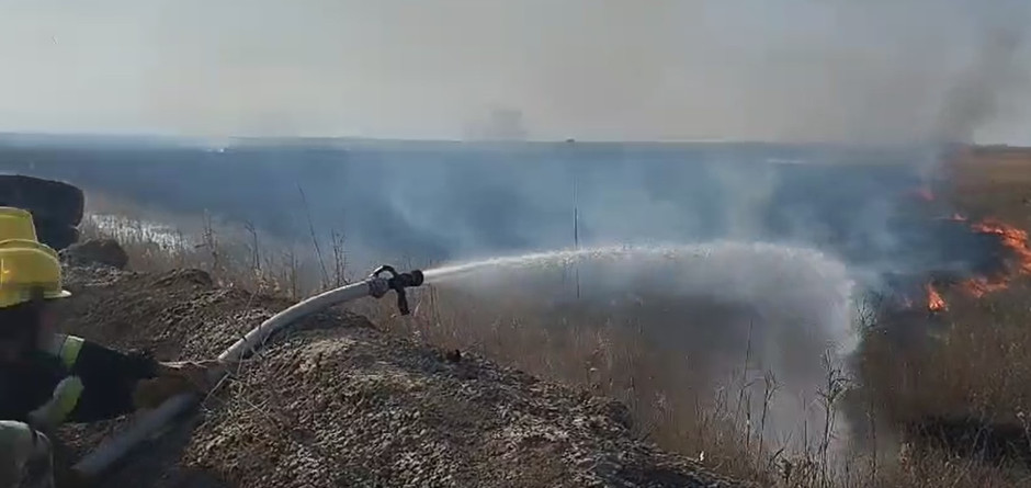 Пожар, устроенный Арменией на границе с Нахчываном, потушен (ФОТО/ВИДЕО)