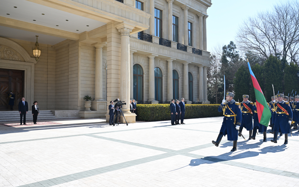 В Баку состоялась церемония официальной встречи Президента Северной Македонии (ФОТО/ВИДЕО)