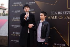 Открытие звезды Вагифа Мустафазаде на Sea Breeze Walk of Fame  (ФОТО)